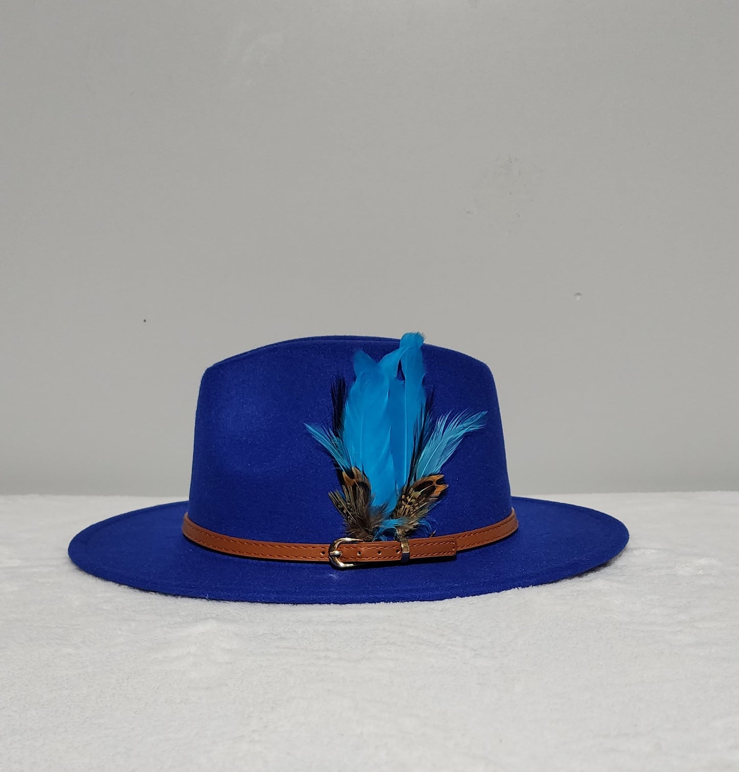 SOLID ROYAL BLUE EXCLUSIVE FEDORA