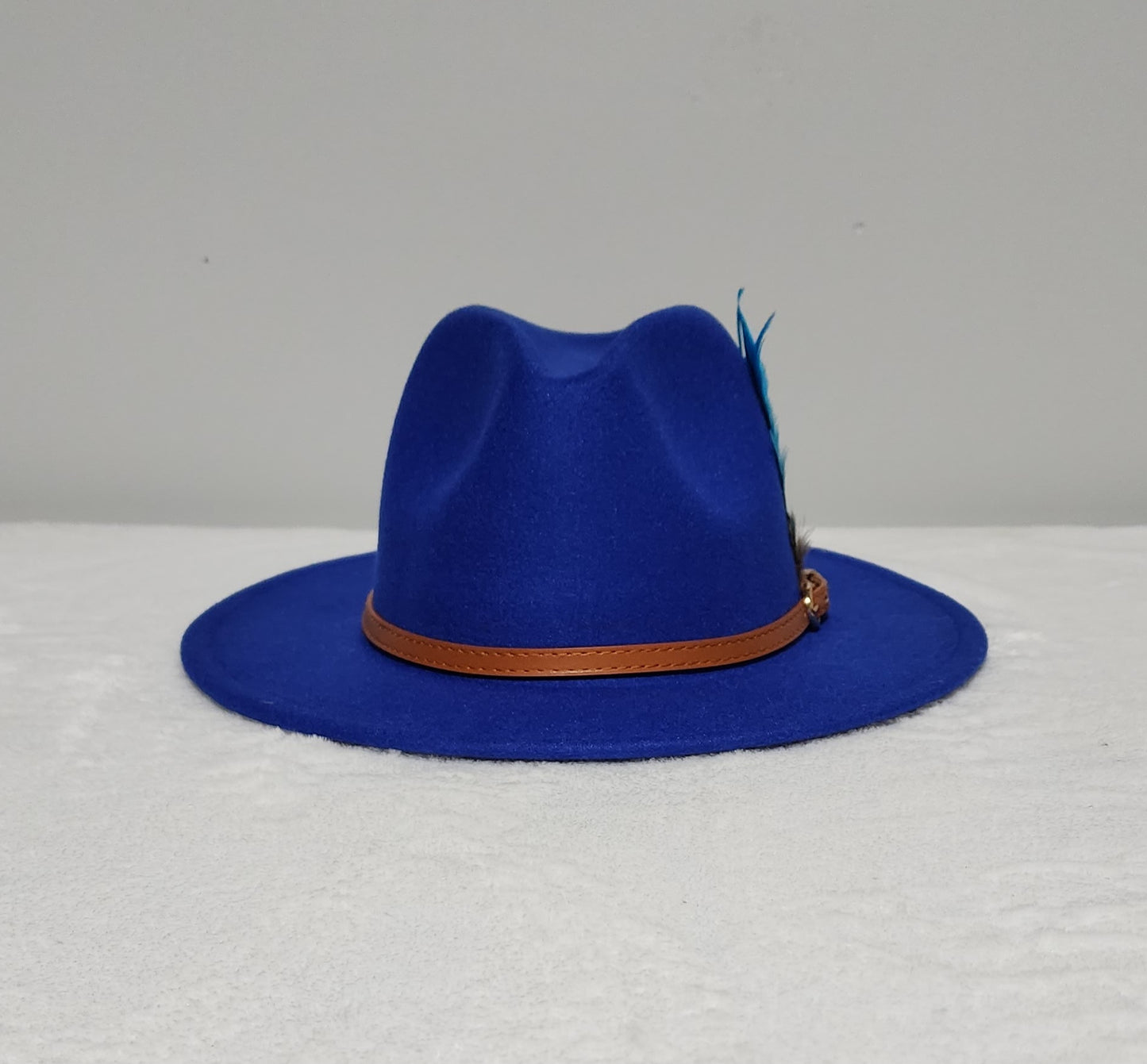 SOLID ROYAL BLUE EXCLUSIVE FEDORA