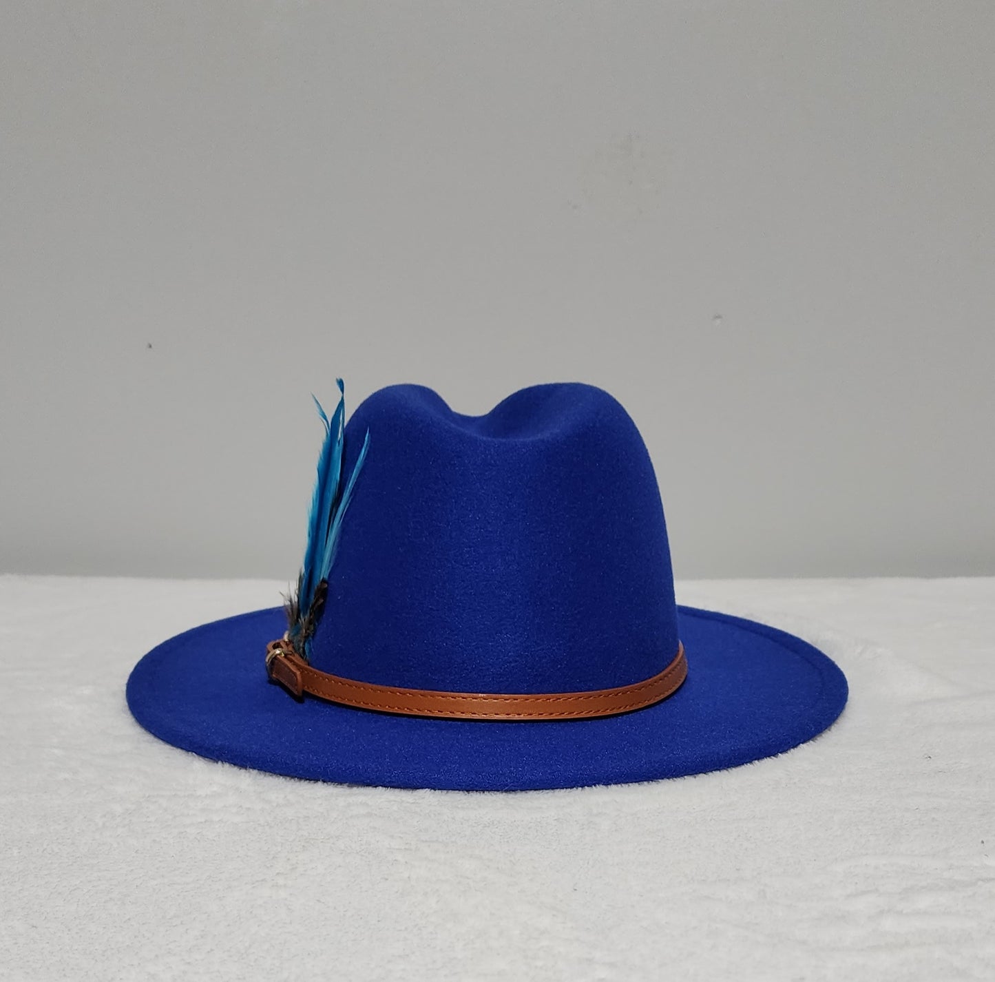 SOLID ROYAL BLUE EXCLUSIVE FEDORA