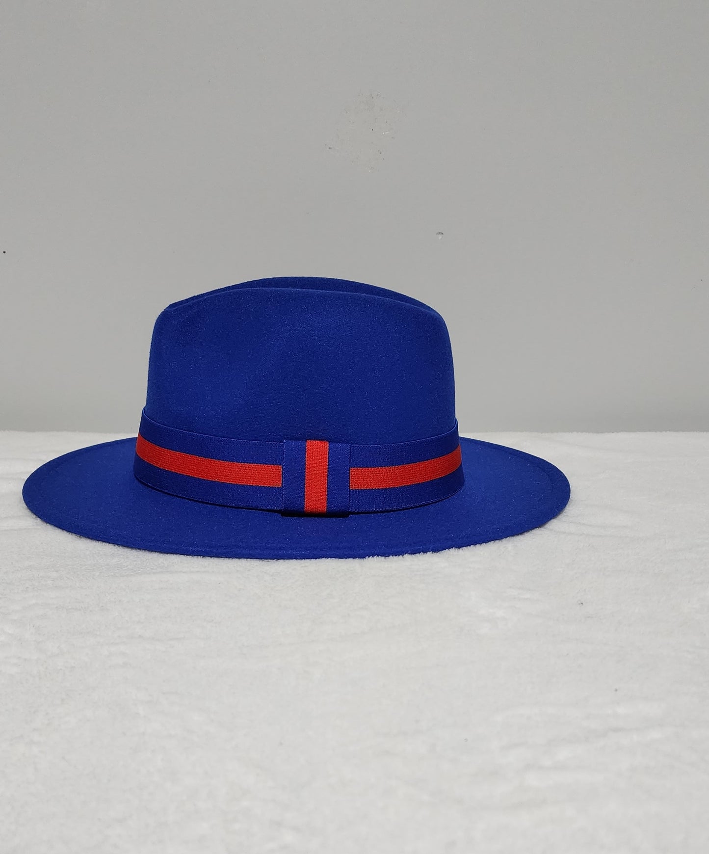 SOLID ROYAL BLUE FEDORA WITH BAND