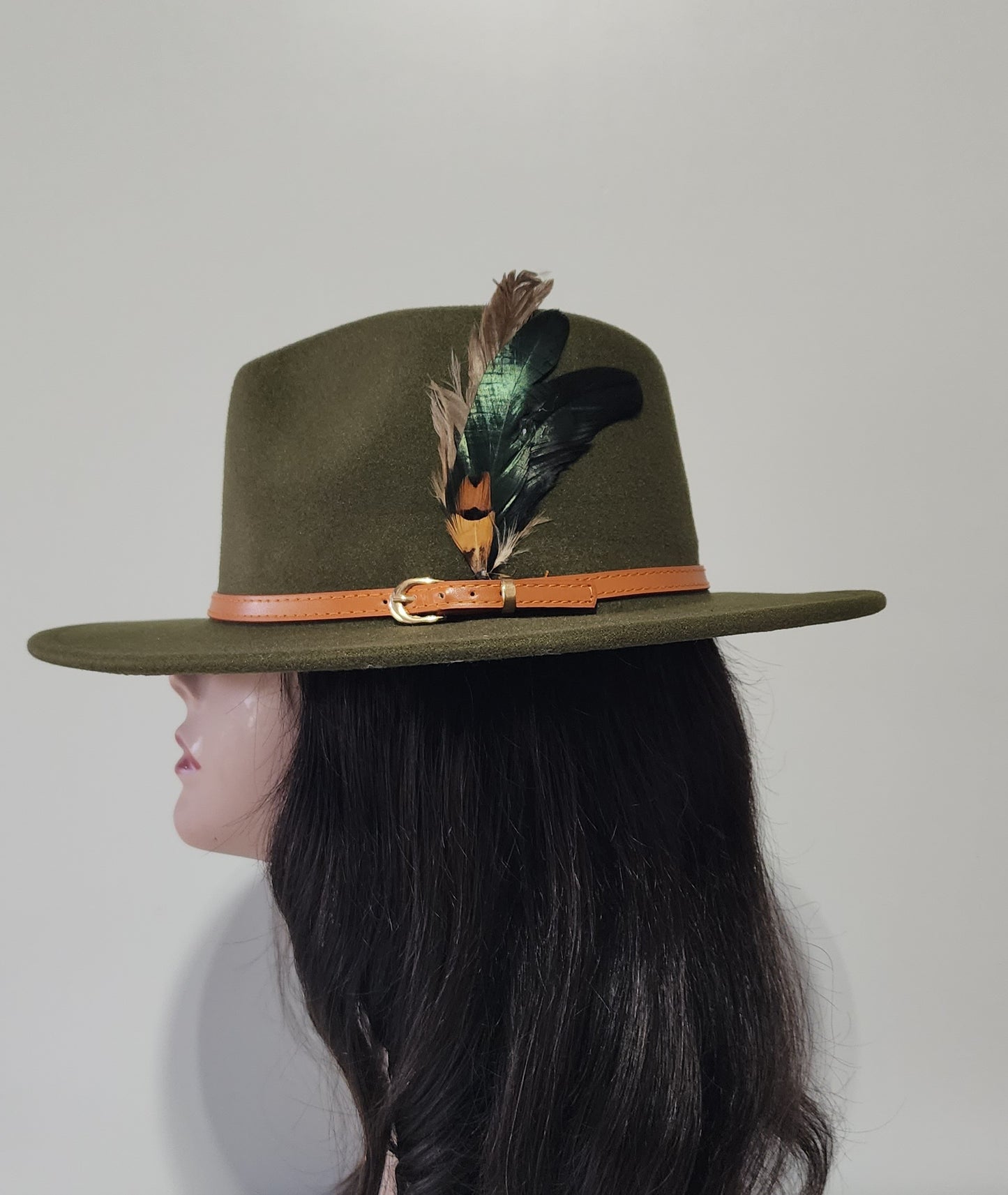 SOLID FOREST GREEN EXCLUSIVE FEDORA