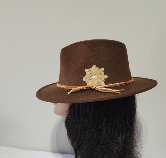 SOLID CHOCOLATE EXCLUSIVE FEDORA