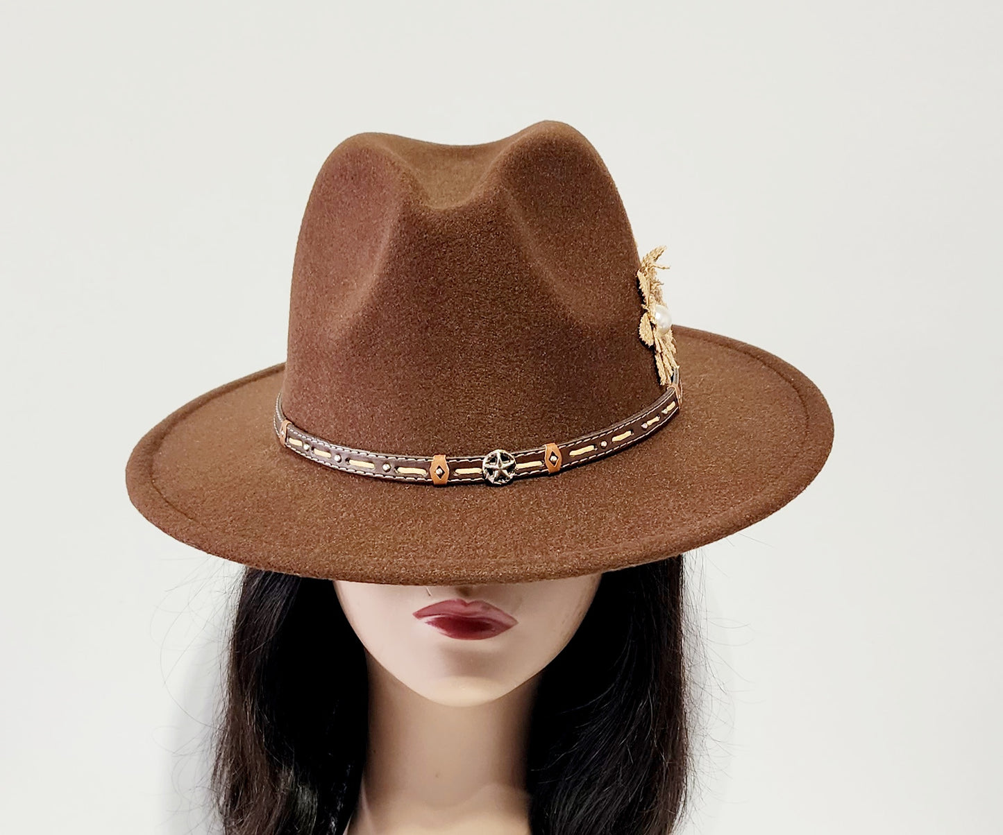 SOLID CHOCOLATE EXCLUSIVE FEDORA