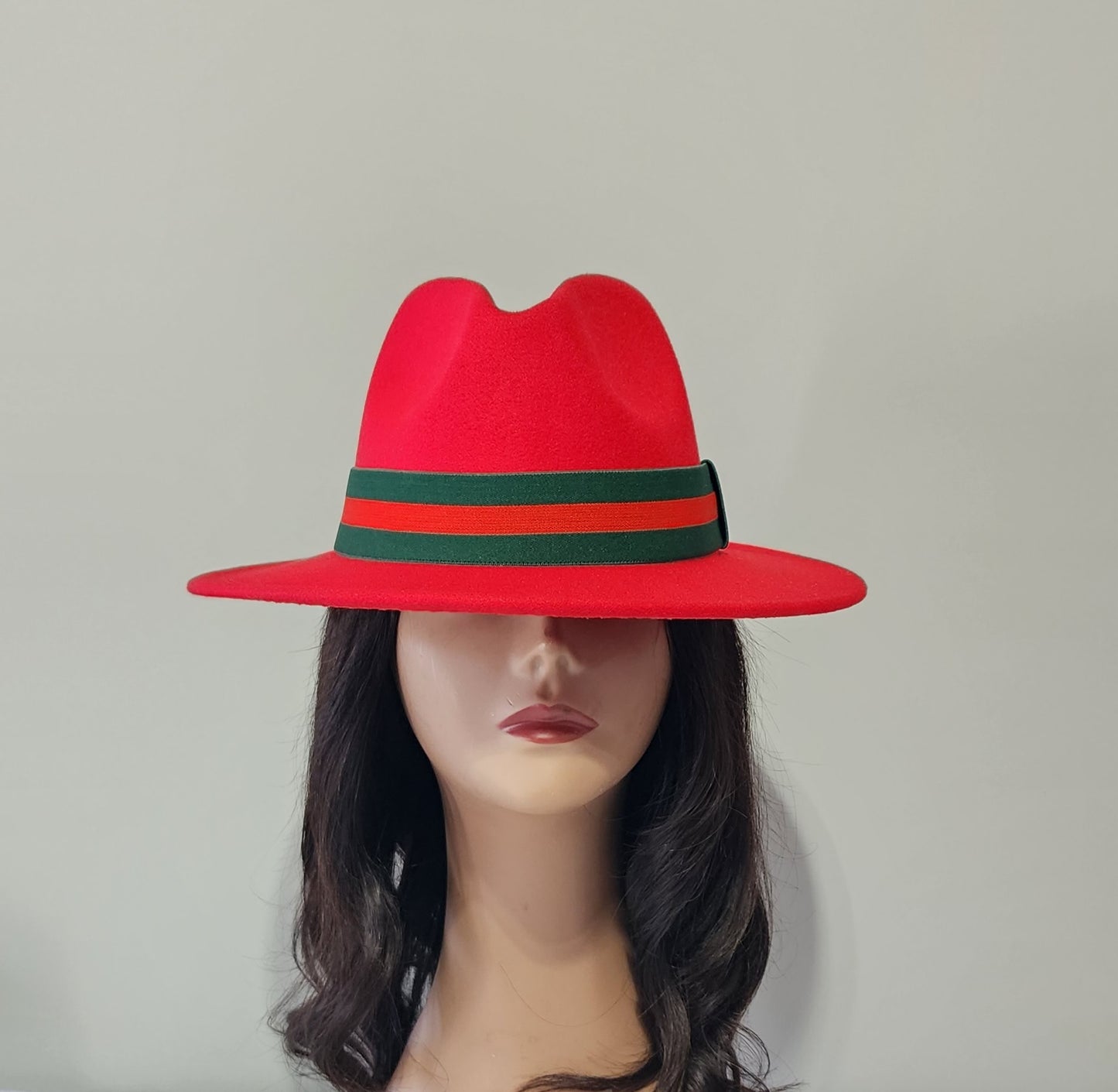 FEDORA WITH STRIPE BANDS