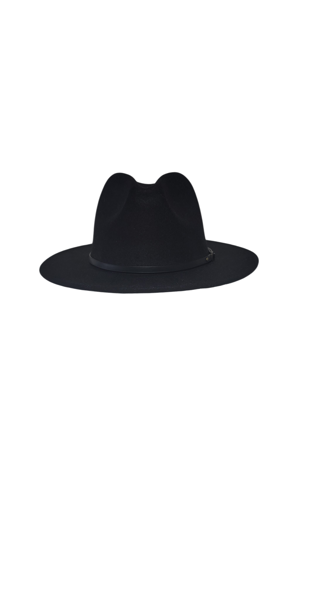 SOLID BLACK FEDORA