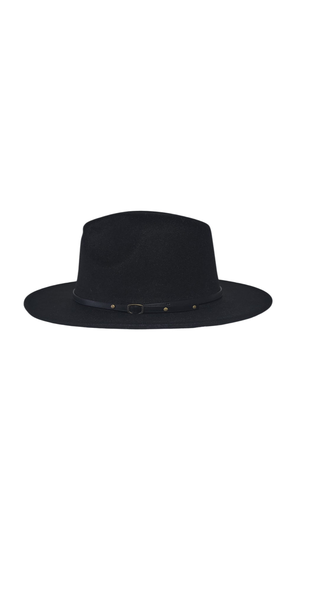 SOLID BLACK FEDORA