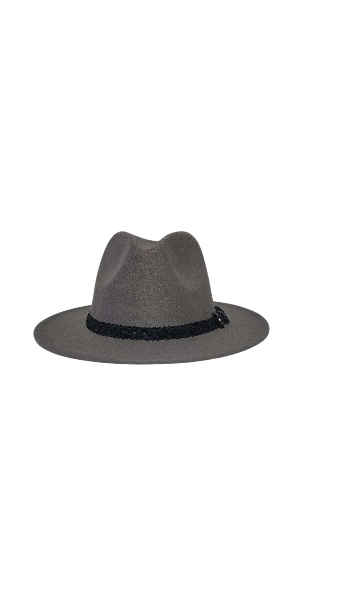 SOLID GREY FEDORA