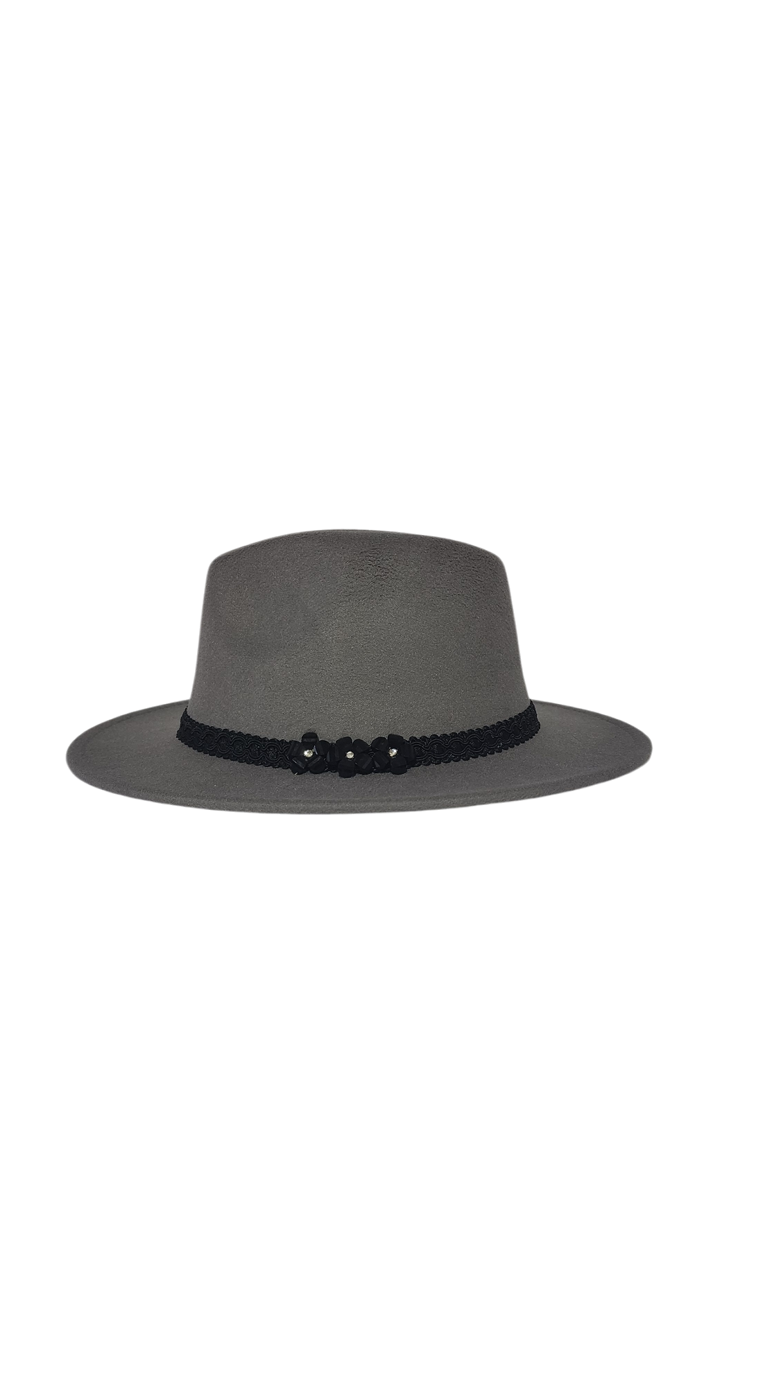 SOLID GREY FEDORA