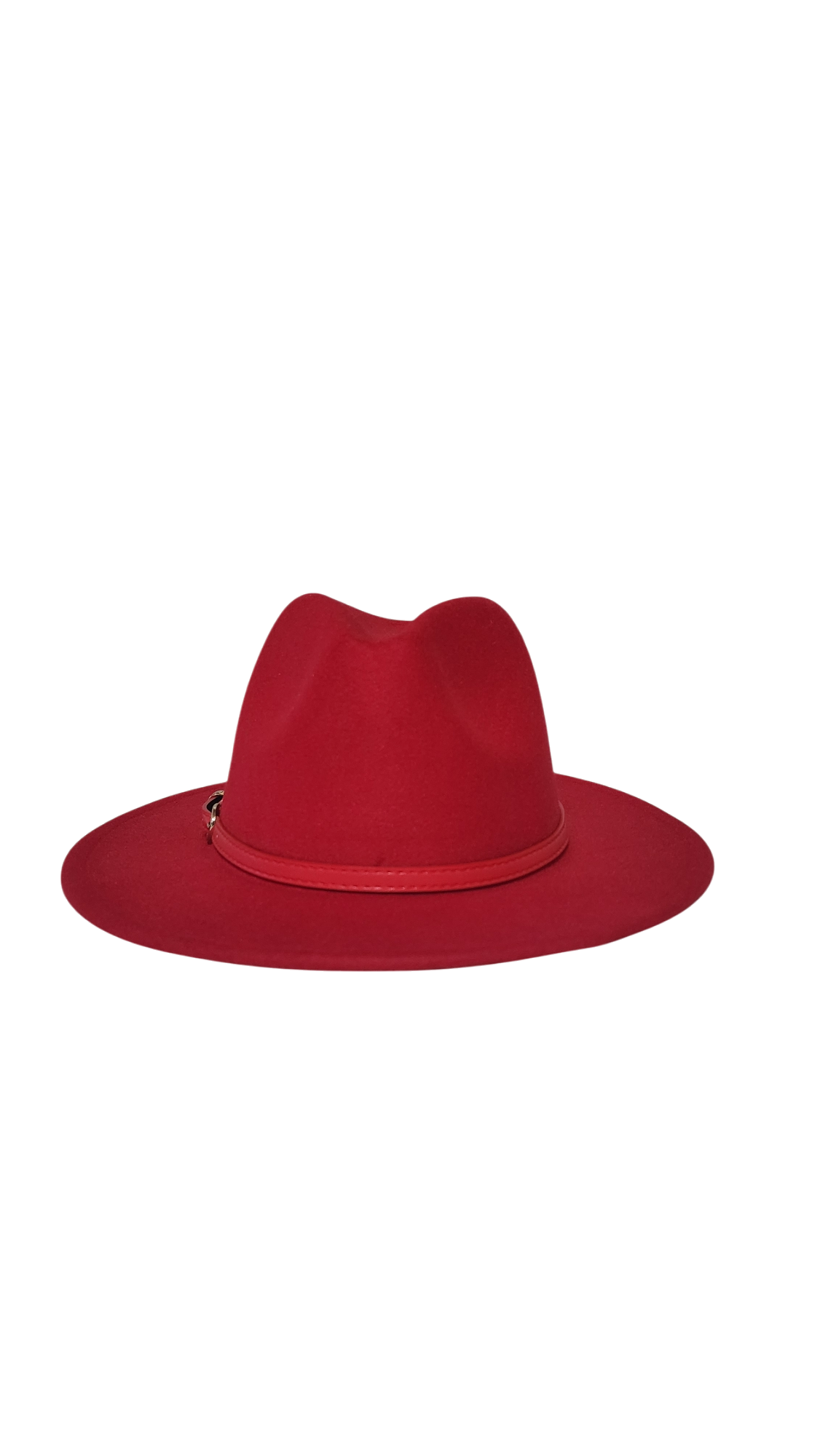 SOLID RED FEDORA