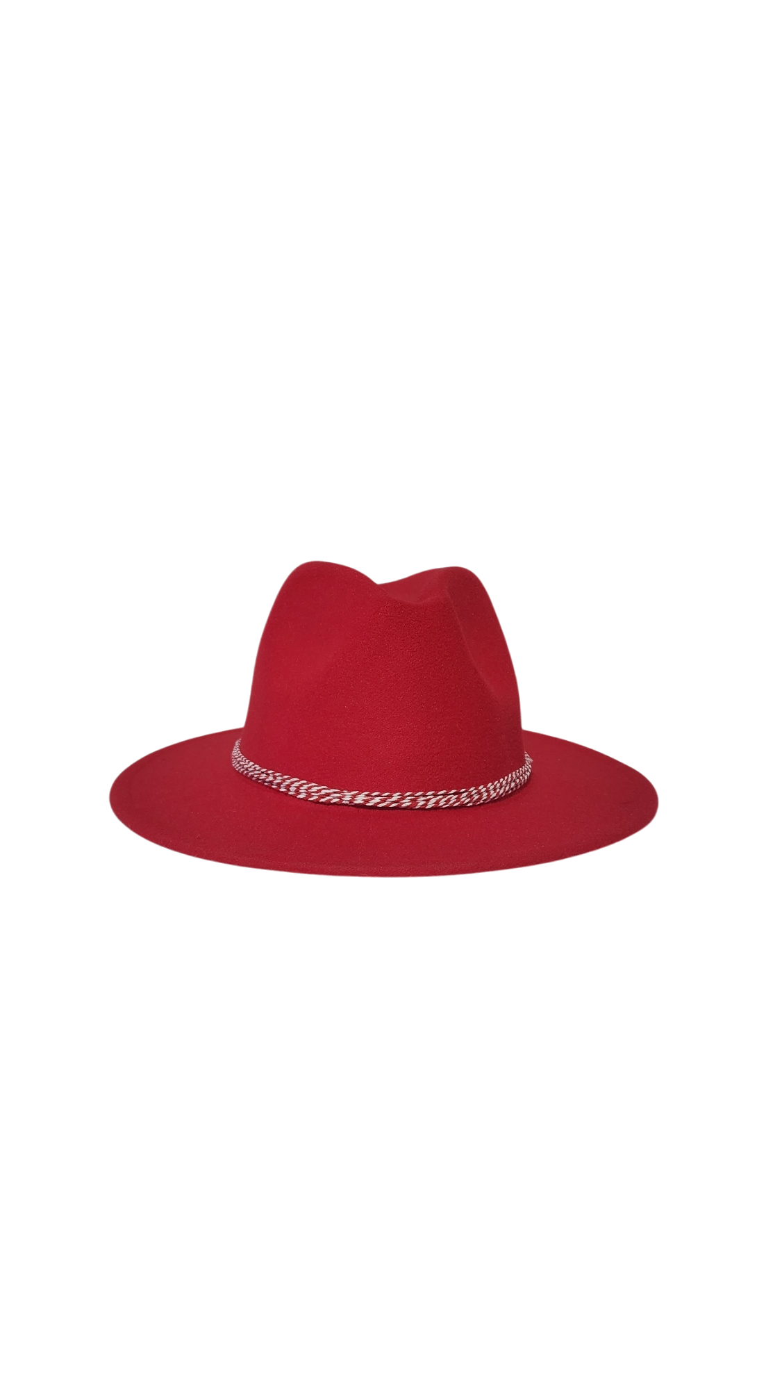 SOLID RED FEDORA