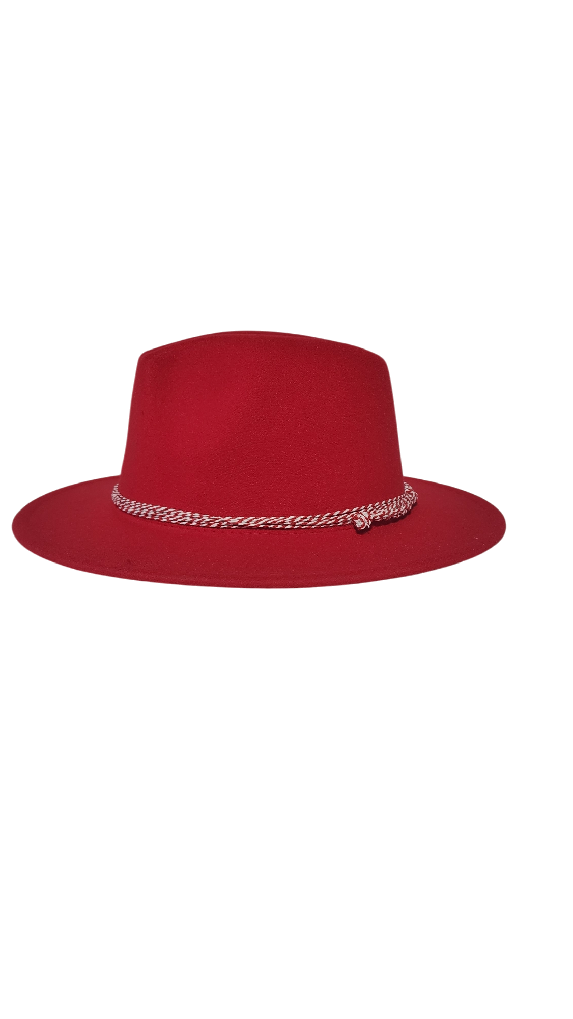 SOLID RED FEDORA