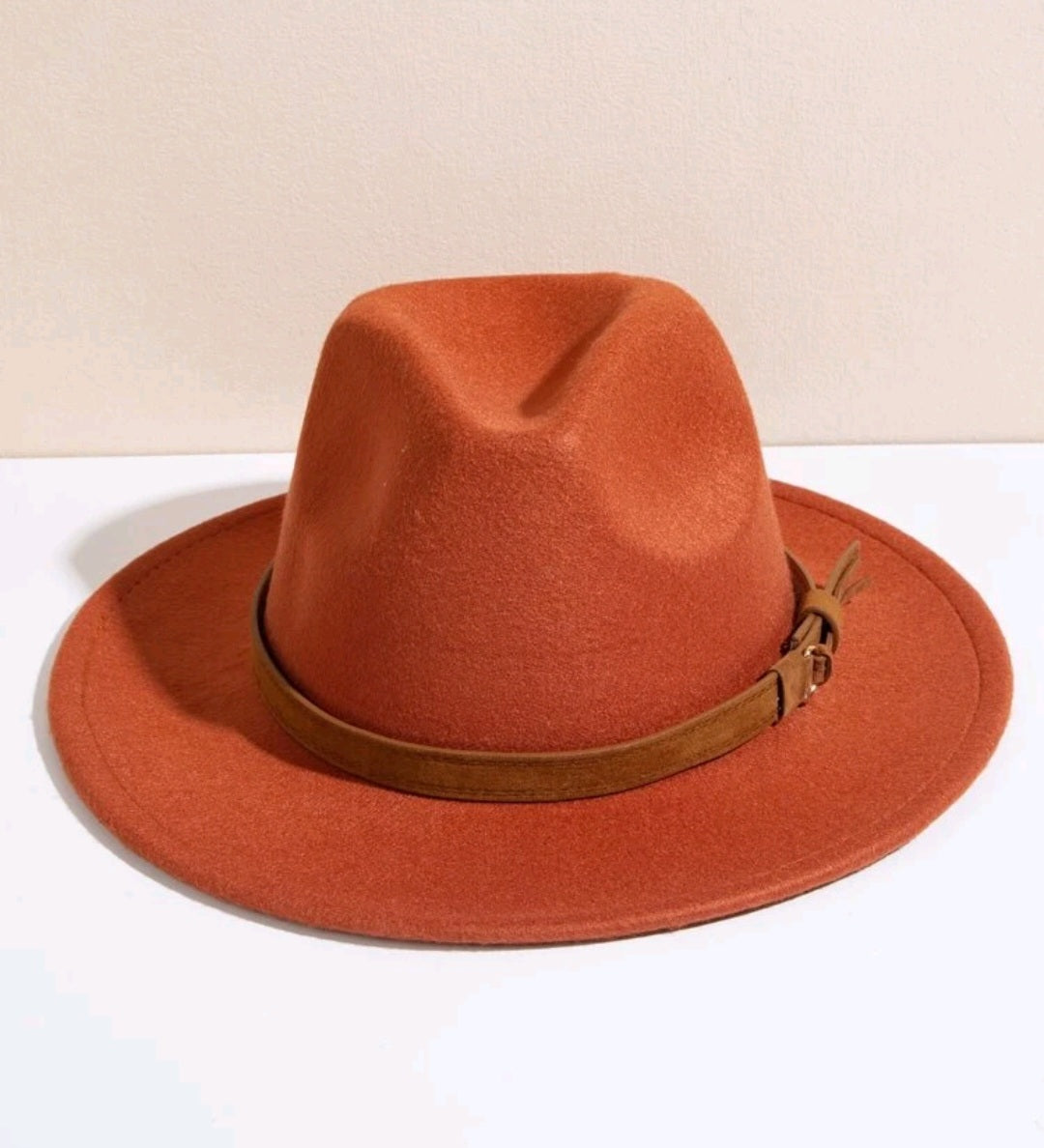 SOLID RUST FEDORA